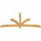 Ekena Millwork Davenport Rough Sawn Timber Gable Bracket, Western Red Cedar, 96"W x 48"H x 4"D x 4"F, 12/12 Pitch GBW096X48X0404DAV00RWR - alternate 4